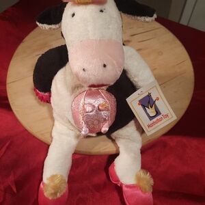 2003 Vintage Manhattan Toy Tiptoes Touch Gladys Collectors Ballerina Plush Cow